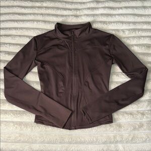 Brown Full-Zip Jacket